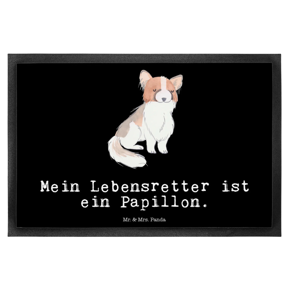 Fußmatte Papillon Lebensretter hausmatte, Vorleger, Fussmatte, Schmutzmatte, bodenmatte, Eingangsmatte, Fußabstreifer, Schuhabstreifer, Abtreter, Gummimatte, Outdoor-Matte, flurmatte, fußmatte, abstreifer, Gummi-Fußmatte, Fußabtreter, außenmatte, Sauberlaufmatte, Eingangsteppich, teppichmatte, Schmutzfangmatte, Schmutzfangteppich, matte haustür, Türmatte, Abtretmatte, Schmutzfänger, Haustürmatte, Türvorleger, Bodenvorleger, Hunderasse, Rassehund, Hundebesitzer, Tierfreund, Welpe, Hund, Schenken, Geschenk, Papillon, Kontinentaler Zwergspaniel