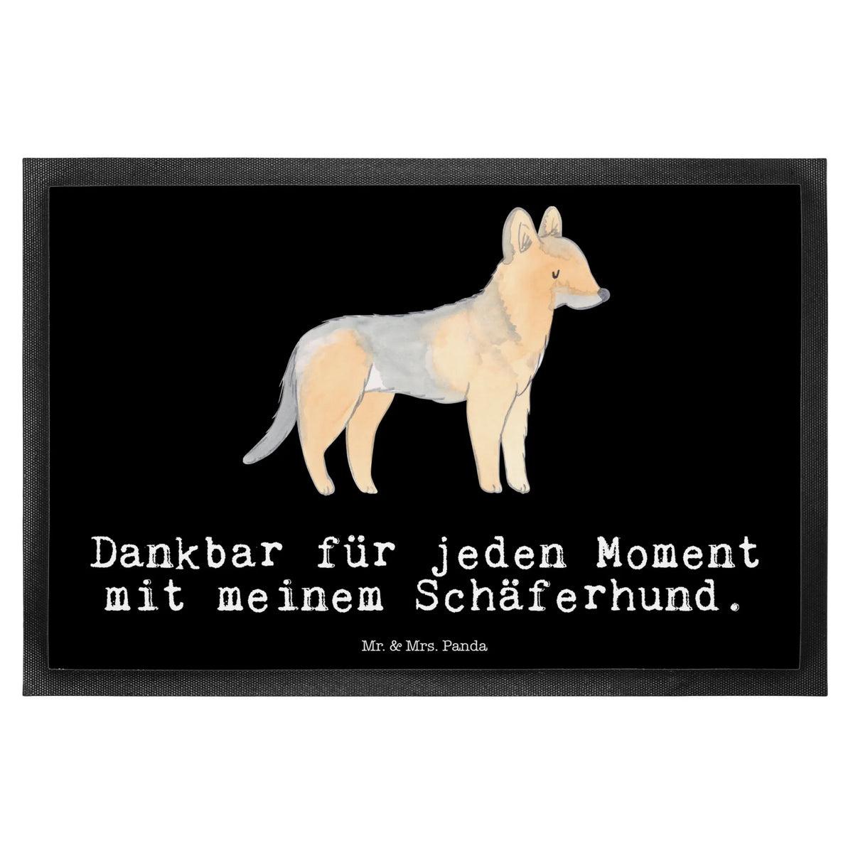Doormat German Shepherd moment gift, animal lover, giving, dog breed, purebred dog, dog owner, puppy