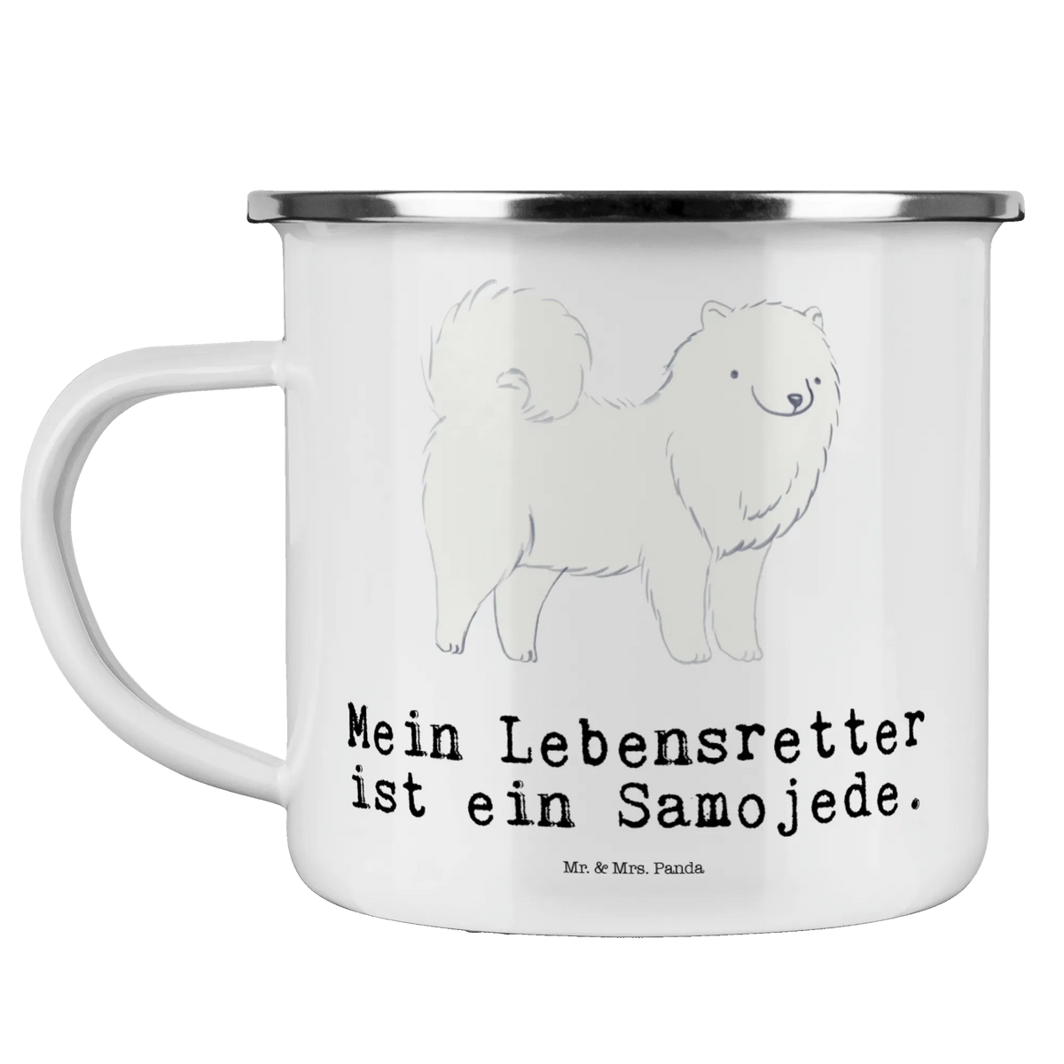 Enamel camping mug Samoyed Lifesaver adventure mug, steel mug for camping, metal camping mug, hiking mug, camp coffee mug, outdoor cup, enamel mug, metal cup, enamel drinking mug, backpacking mug, campfire mug, bushcraft mug, enamel camping cup, camping metal cup, camping mug, stainless steel drinking cup, lightweight camping mug, camper mug, tin coffee cup, travel mug, Dog, dog breed, purebred dog, dog owner, gift, animal lover, giving, puppy