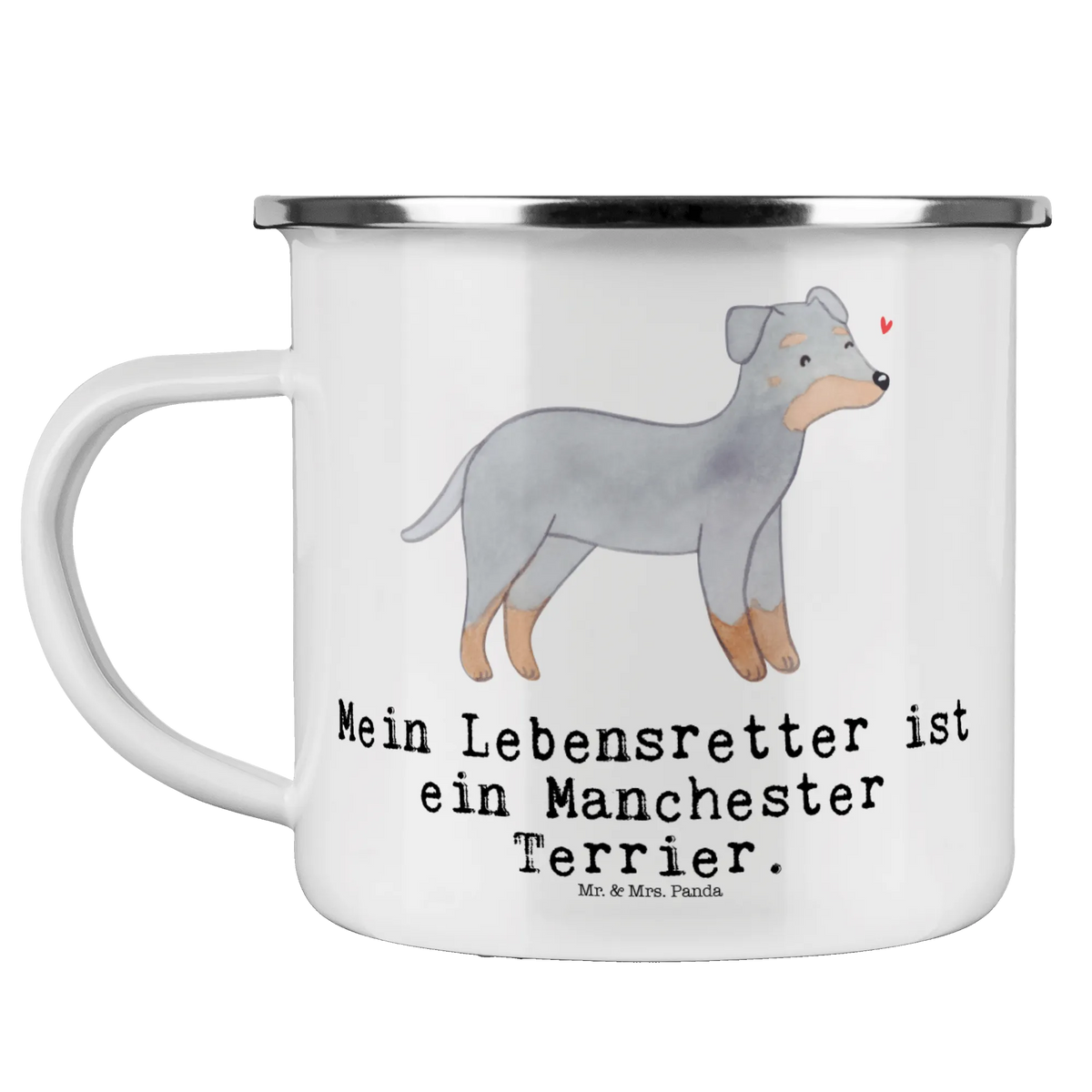 Camping Emaille Tasse Manchester Terrier Lebensretter Outdoor Becher, Tasse Emaille, Kaffeepott, Campingbecher, Emailletasse, Teetasse, becher emaille, Emaille Tasse, outdoortasse, Motivtasse, metallbecher, Pott, emaillebecher, Haferl, blechbecher, Blechtasse, reisetasse, Reisebecher, Campingtasse, wanderbecher, Outdoor Tasse, Teebecher, Emaille Becher, wandertasse, Geschenk, Schenken, Hund, Hunderasse, Rassehund, Hundebesitzer, Tierfreund, Welpe, Manchester Terrier