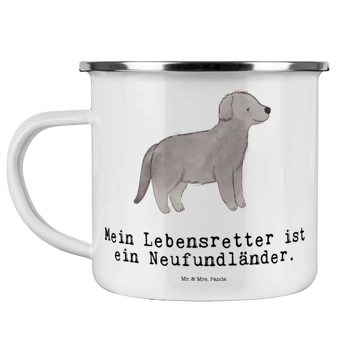 Camping Emaille Tasse Neufundländer Lebensretter emaillebecher, Campingtasse, Teebecher, Teetasse, Blechtasse, Pott, Outdoor Becher, metallbecher, Campingbecher, Tasse Emaille, Reisebecher, Motivtasse, reisetasse, Emaille Becher, becher emaille, outdoortasse, wanderbecher, Haferl, wandertasse, Kaffeepott, Emailletasse, blechbecher, Emaille Tasse, Outdoor Tasse, Geschenk, Schenken, Hund, Hunderasse, Rassehund, Hundebesitzer, Tierfreund, Welpe, Neufundländer, Newfoundland