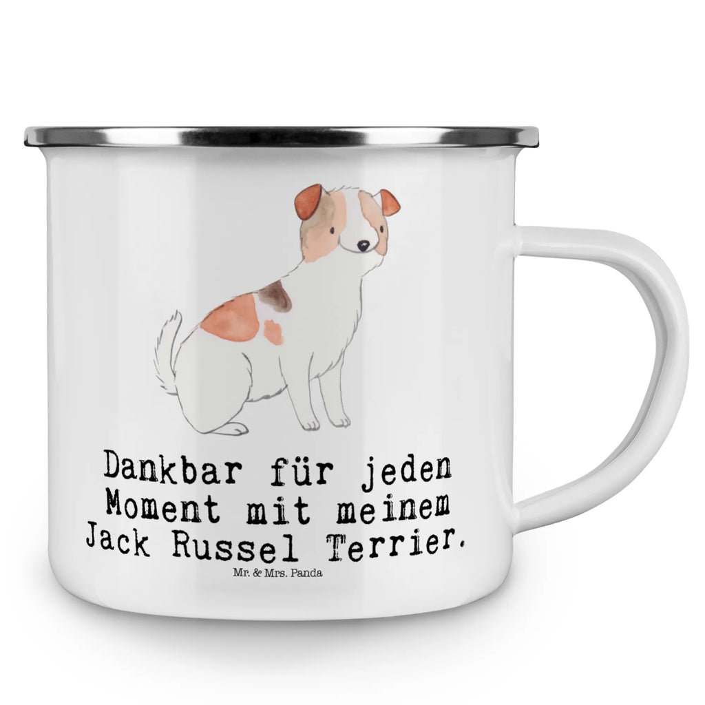 Kempingowy kubek emaliowany Jack Russell Terrier chwila Pies, rasa psa, pies rasowy, właściciel psa, prezent, miłośnik zwierząt, dawanie, szczeniak