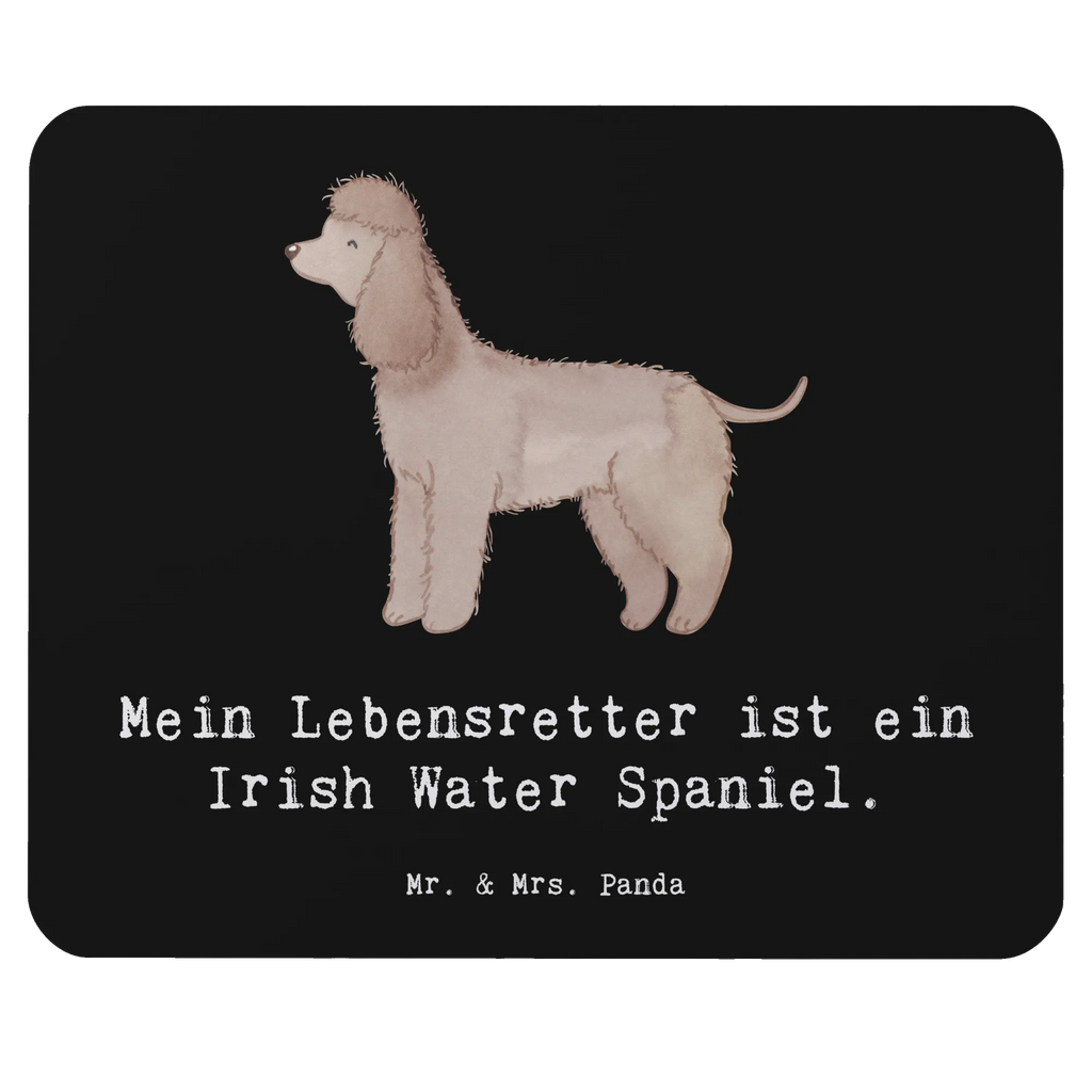 Mouse mat Irish Water Spaniel Lifesaver Office, Mouse, saying, Work, Student, PC, Study, fun, Motif, Print, Pad, Gift, mousepad, Mouse Pad, Dog, dog breed, purebred dog, dog owner, gift, animal lover, giving, puppy
