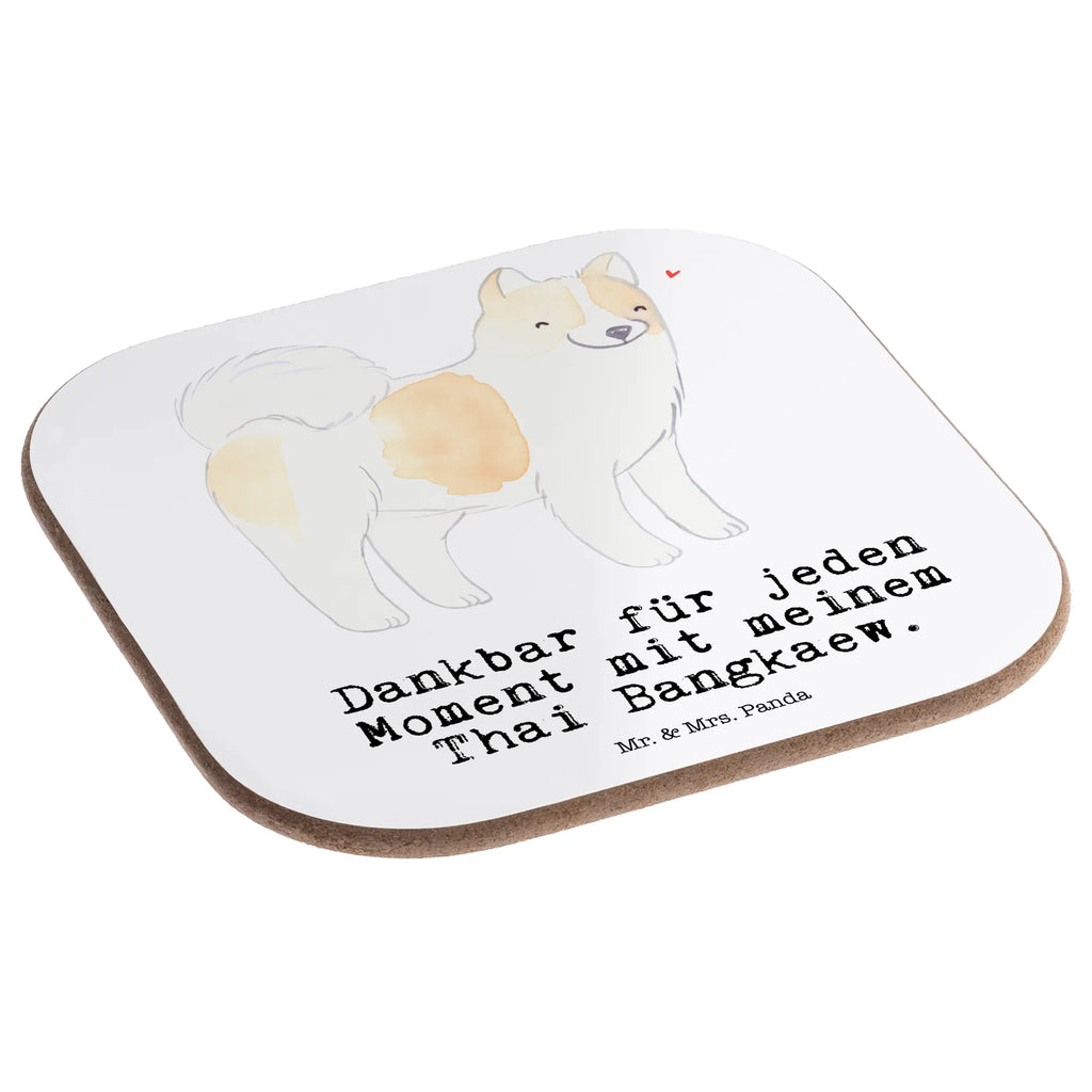 Square coaster Thai Bangkaew Moment party, glass coasters, breakfast, gift, gifts, presents, Coasters, Dog, dog breed, purebred dog, dog owner, animal lover, giving, puppy