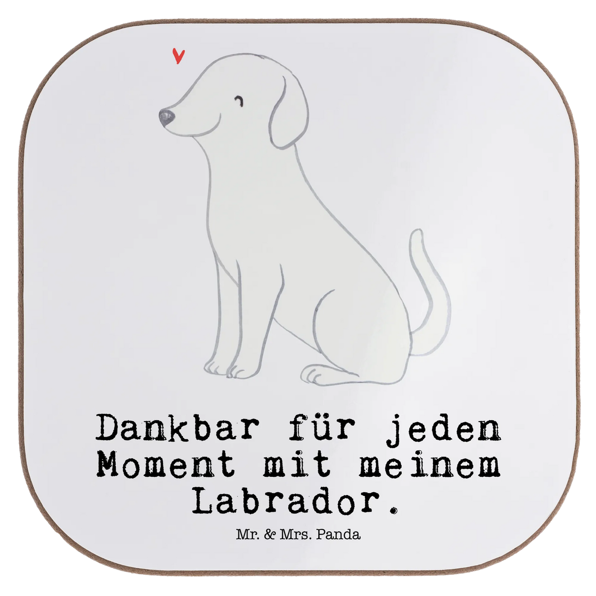 Square coaster Labrador moment gift, animal lover, giving, dog breed, purebred dog, dog owner, puppy