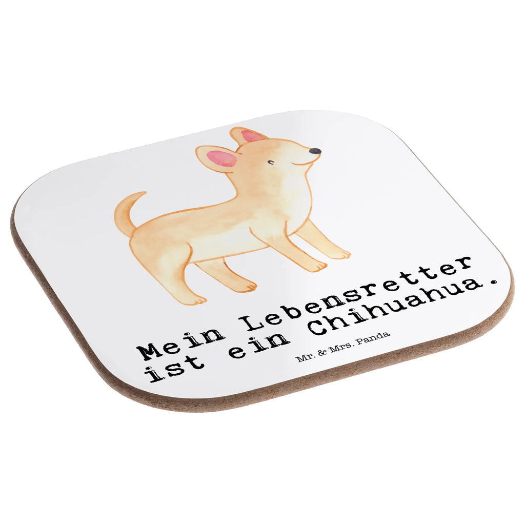 Square coaster Chihuahua Lifesaver party, Coasters, presents, gifts, gift, glass coasters, breakfast, Dog, dog breed, purebred dog, dog owner, animal lover, giving, puppy