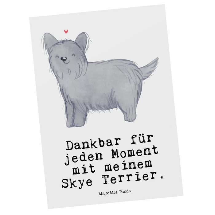 Postkarte Skye Terrier Moment