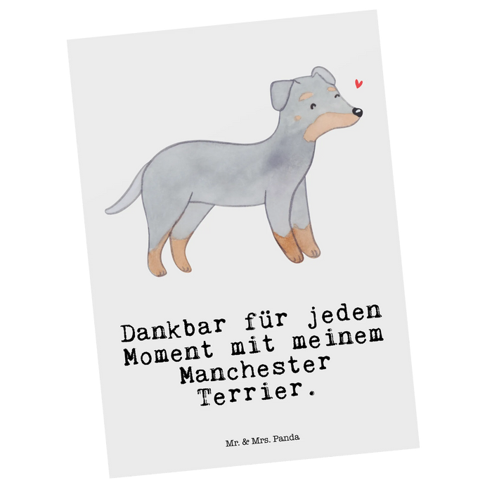 Postcard Manchester Terrier Moment
