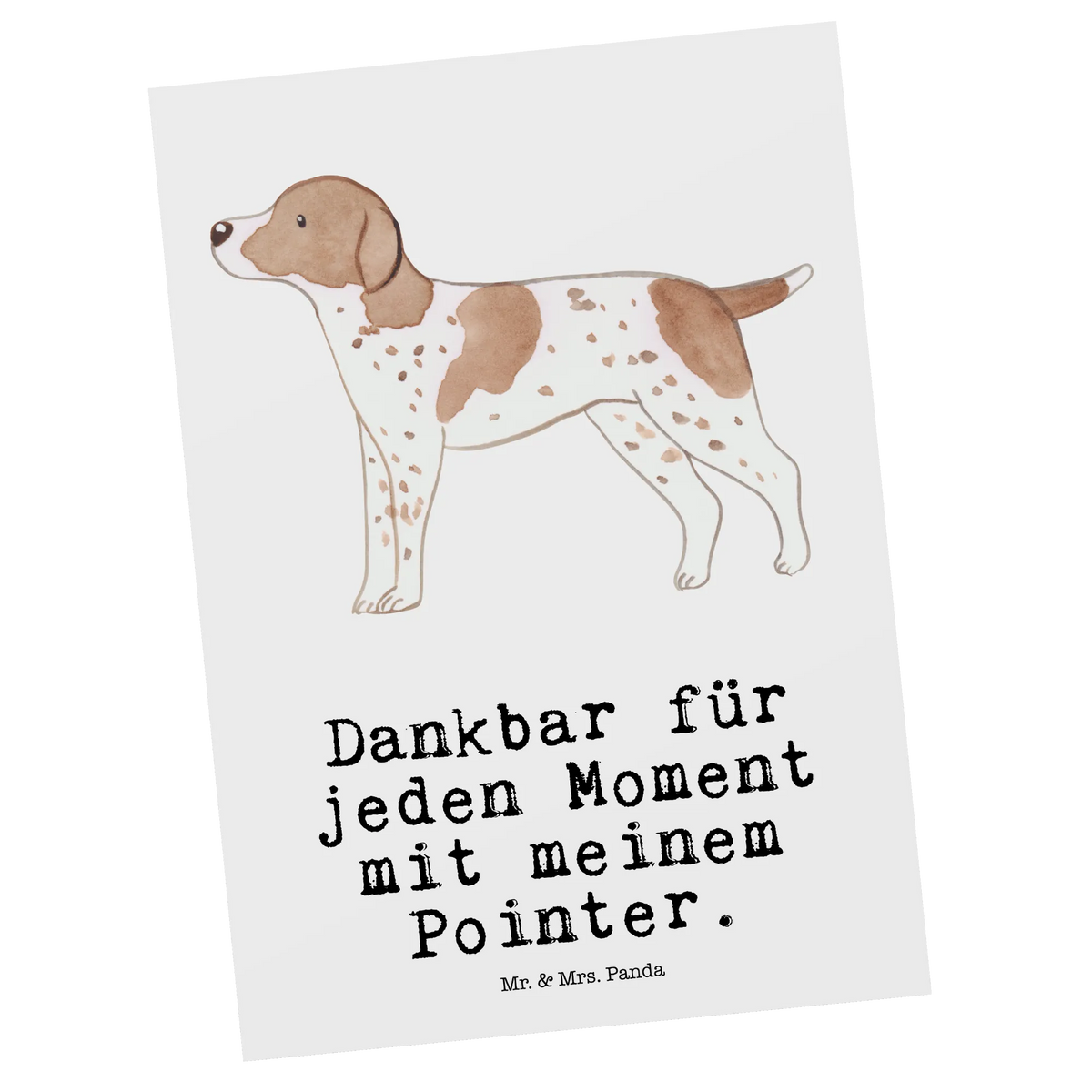 Postcard Pointer Moment paper, Postcard, card, letter, postcards, invitation, gift card, gift, invitation card, Dog, dog breed, purebred dog, dog owner, animal lover, giving, puppy