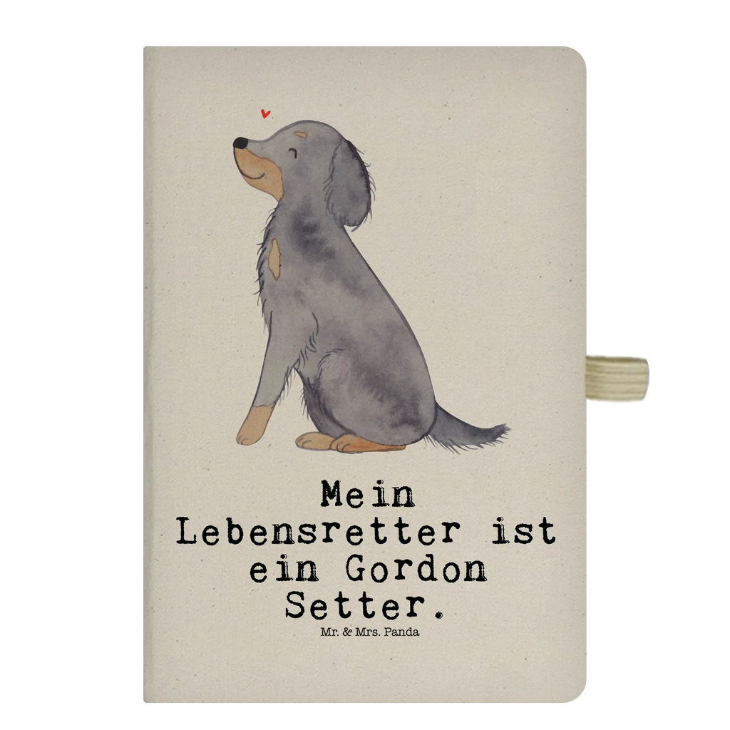 Cotton notebook Gordon Setter Lifesaver notes, sketchbook, journal, writing book, notebook, entry book, address book, diary, notepad, Dog, dog breed, purebred dog, dog owner, gift, animal lover, giving, puppy