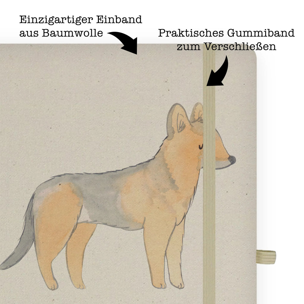 Cotton notebook German Shepherd Lifesaver notepad, sketchbook, diary, journal, address book, writing book, notes, entry book, notebook, Dog, dog breed, purebred dog, dog owner, gift, animal lover, giving, puppy