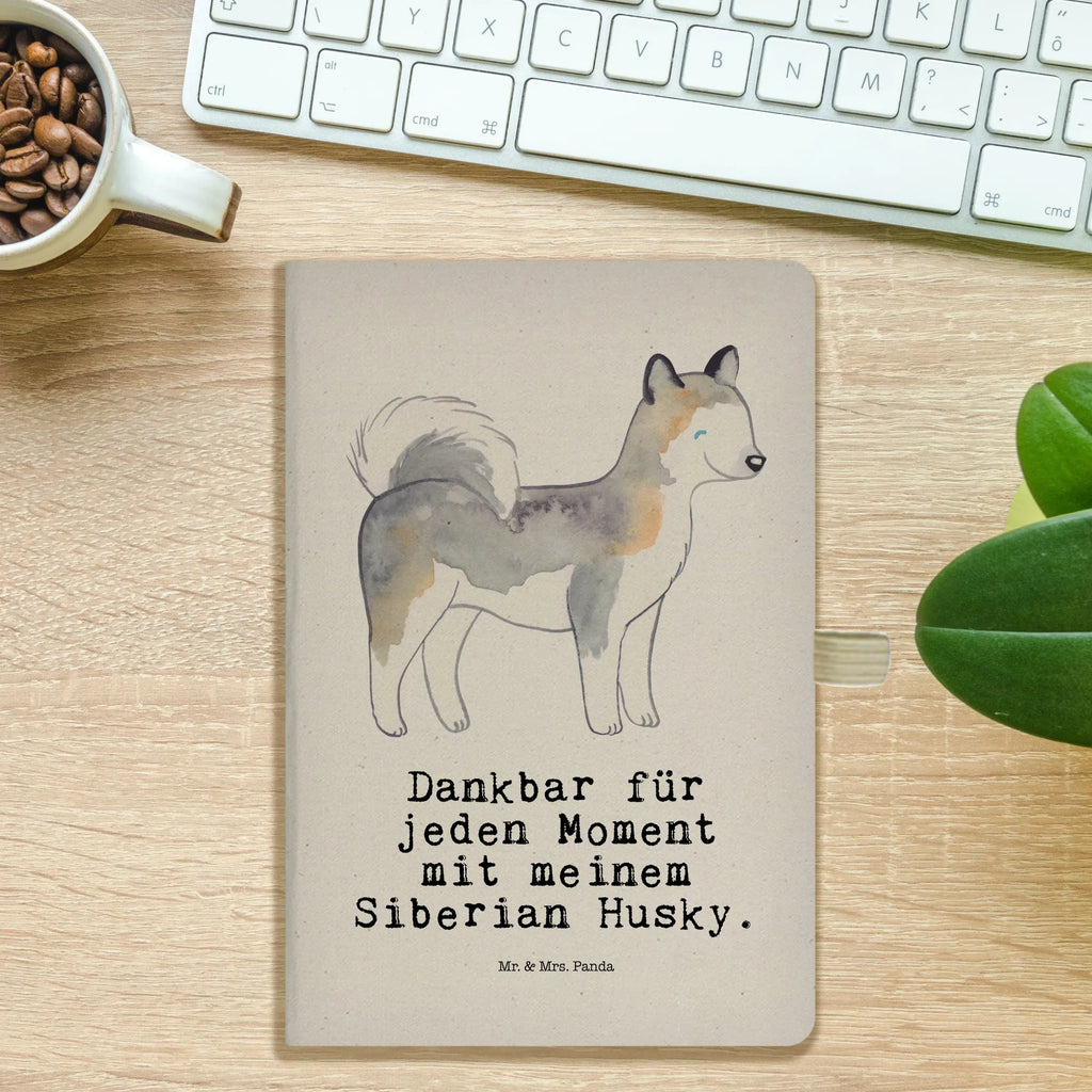 Cotton notebook Siberian Husky Moment writing book, notes, journal, notepad, notebook, entry book, address book, sketchbook, diary, Dog, dog breed, purebred dog, dog owner, gift, animal lover, giving, puppy