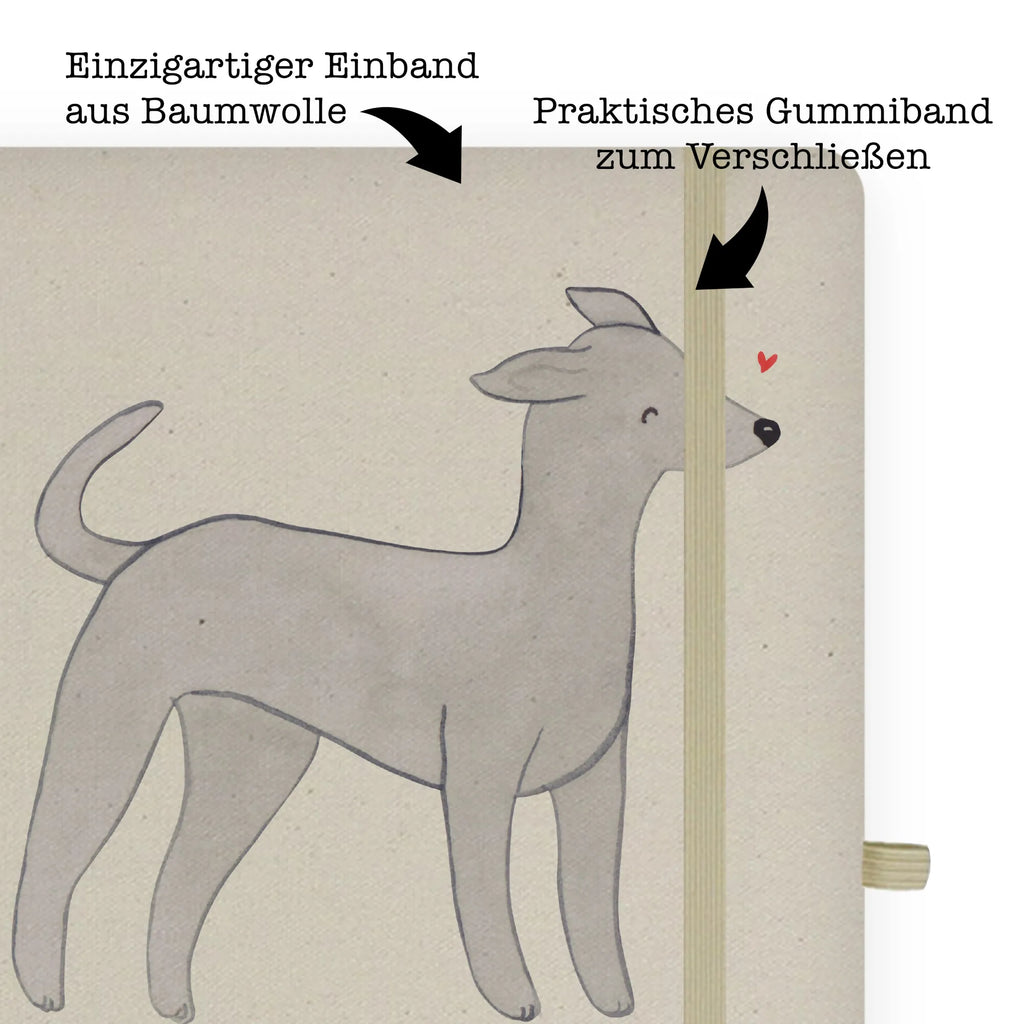 Cotton notebook Italian Greyhound Lifesaver diary, notepad, writing book, notes, notebook, entry book, sketchbook, journal, address book, Dog, dog breed, purebred dog, dog owner, gift, animal lover, giving, puppy