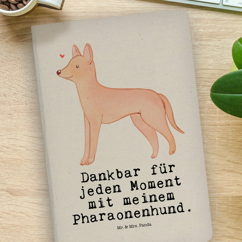 Cotton notebook Pharaoh Hound Moment notepad, entry book, notes, sketchbook, writing book, address book, diary, journal, notebook, Dog, dog breed, purebred dog, dog owner, gift, animal lover, giving, puppy