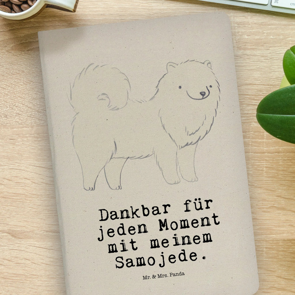 Cotton notebook Samoyed moment sketchbook, notebook, writing book, address book, diary, notepad, notes, journal, entry book, Dog, dog breed, purebred dog, dog owner, gift, animal lover, giving, puppy