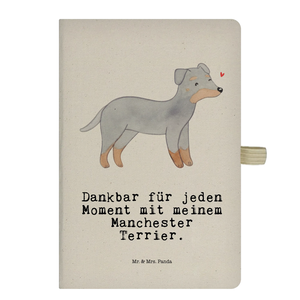 Cotton notebook Manchester Terrier Moment notes, notebook, entry book, address book, notepad, writing book, journal, sketchbook, diary, Dog, dog breed, purebred dog, dog owner, gift, animal lover, giving, puppy