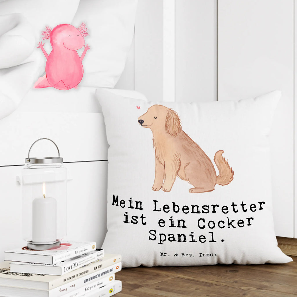 40x40 poduszka Cocker Spaniel Ratujący życie Pies, rasa psa, pies rasowy, właściciel psa, prezent, miłośnik zwierząt, dawanie, szczeniak