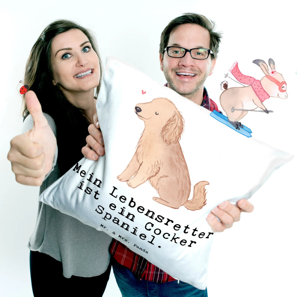 40x40 poduszka Cocker Spaniel Ratujący życie Pies, rasa psa, pies rasowy, właściciel psa, prezent, miłośnik zwierząt, dawanie, szczeniak