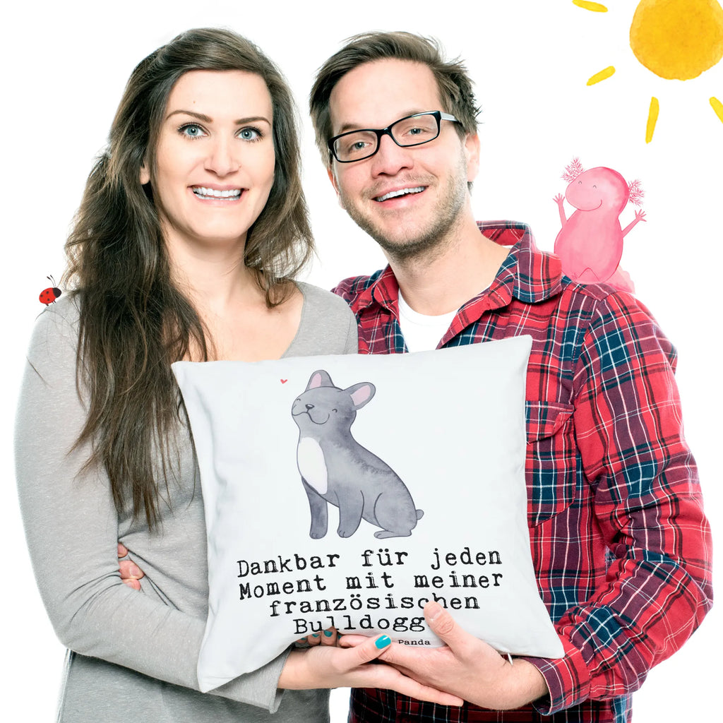 Cushion French Bulldog Moment 40x40, pillow case, 40 x 40, Pillow, bedroom, sofa, cushion, pillows, settee, bed, couch, fluffy, soft, pad, Dog, dog breed, purebred dog, dog owner, gift, animal lover, giving, puppy
