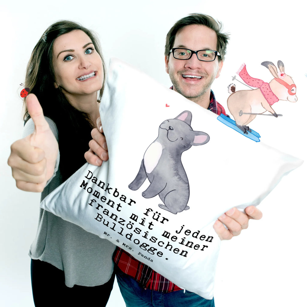 Cushion French Bulldog Moment 40x40, pillow case, 40 x 40, Pillow, bedroom, sofa, cushion, pillows, settee, bed, couch, fluffy, soft, pad, Dog, dog breed, purebred dog, dog owner, gift, animal lover, giving, puppy