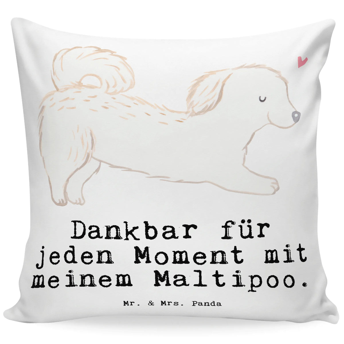 Cushion Maltipoo Moment gift, animal lover, giving, dog breed, purebred dog, dog owner, puppy