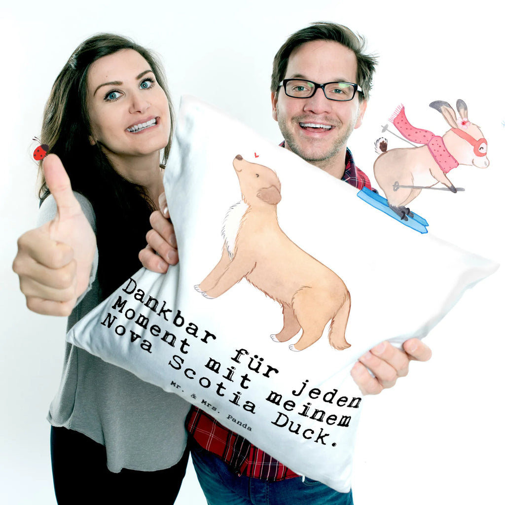 Cushion Nova Scotia Duck Moment settee, soft, couch, Pillow, pad, bedroom, bed, fluffy, 40 x 40, sofa, cushion, pillow case, pillows, 40x40, Dog, dog breed, purebred dog, dog owner, gift, animal lover, giving, puppy