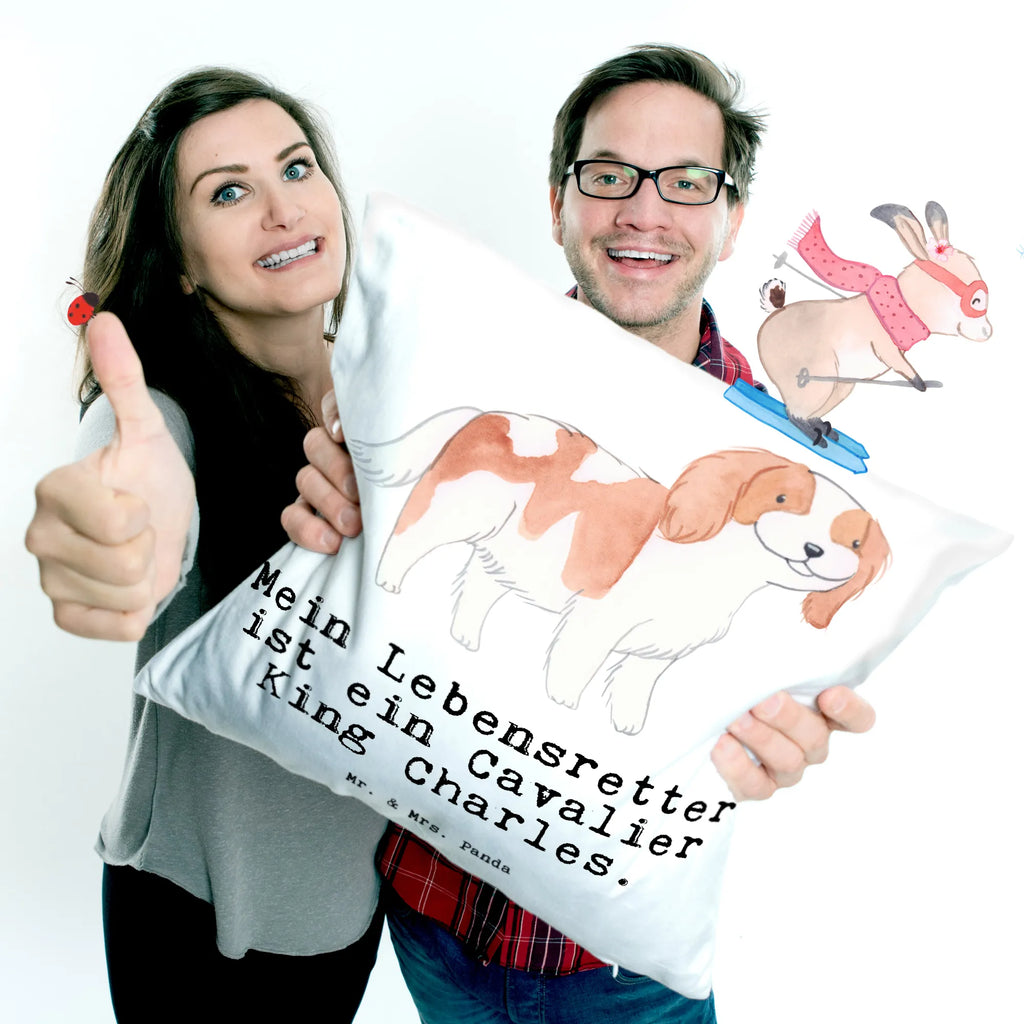 40x40 poduszka Cavalier King Charles Spaniel ratownik Pies, rasa psa, pies rasowy, właściciel psa, prezent, miłośnik zwierząt, dawanie, szczeniak