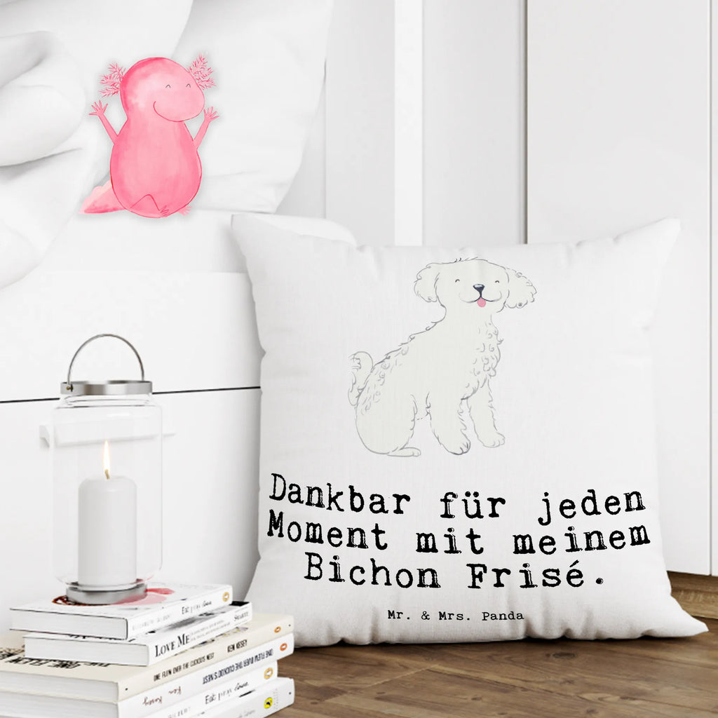 Cushion Bichon Frise Moment sofa, pillow case, Pillow, bed, soft, settee, pillows, 40 x 40, pad, 40x40, cushion, couch, fluffy, bedroom, Dog, dog breed, purebred dog, dog owner, gift, animal lover, giving, puppy