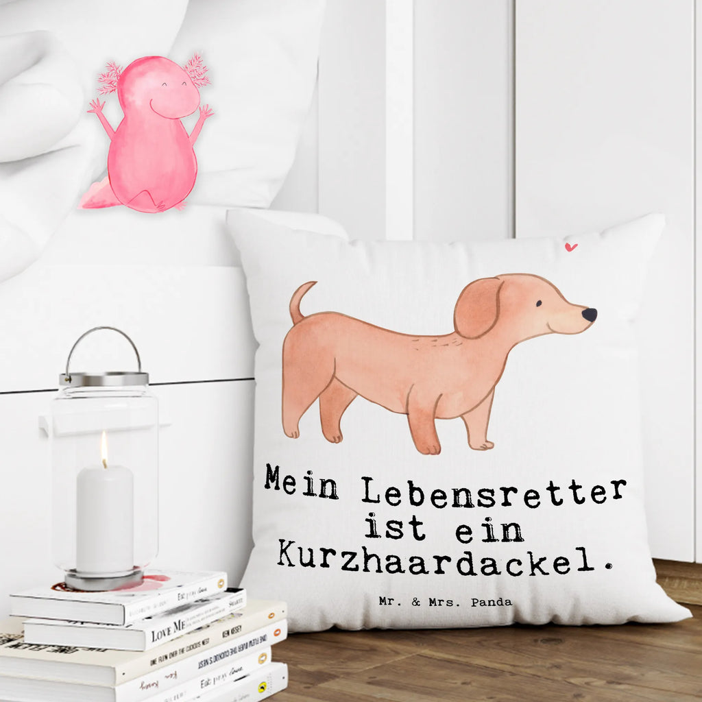 Cushion Dachshund Shorthaired Dachshund Lifesaver bedroom, pillow case, pad, pillows, soft, couch, settee, bed, fluffy, 40x40, Pillow, sofa, cushion, 40 x 40, Dog, dog breed, purebred dog, dog owner, gift, animal lover, giving, puppy
