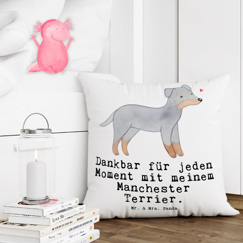 Cushion Manchester Terrier Moment sofa, Pillow, cushion, settee, 40 x 40, pad, couch, bed, pillow case, 40x40, fluffy, soft, bedroom, pillows, Dog, dog breed, purebred dog, dog owner, gift, animal lover, giving, puppy