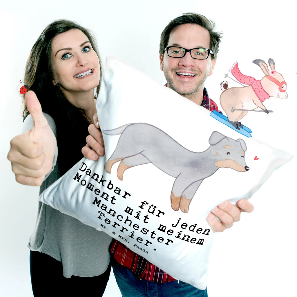 Cushion Manchester Terrier Moment sofa, Pillow, cushion, settee, 40 x 40, pad, couch, bed, pillow case, 40x40, fluffy, soft, bedroom, pillows, Dog, dog breed, purebred dog, dog owner, gift, animal lover, giving, puppy