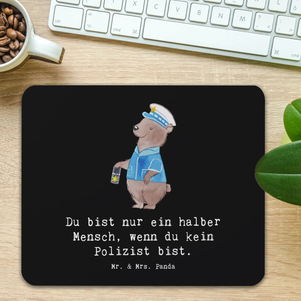 Mouse mat Police officer Heart Gift, saying, mousepad, fun, Student, PC, Mouse, Office, Mouse Pad, Pad, Motif, Work, Study, Print, gift, gift idea, best, farewell gift, passing exam, anniversary, retirement, promotion, job start, sayings, funny, profession