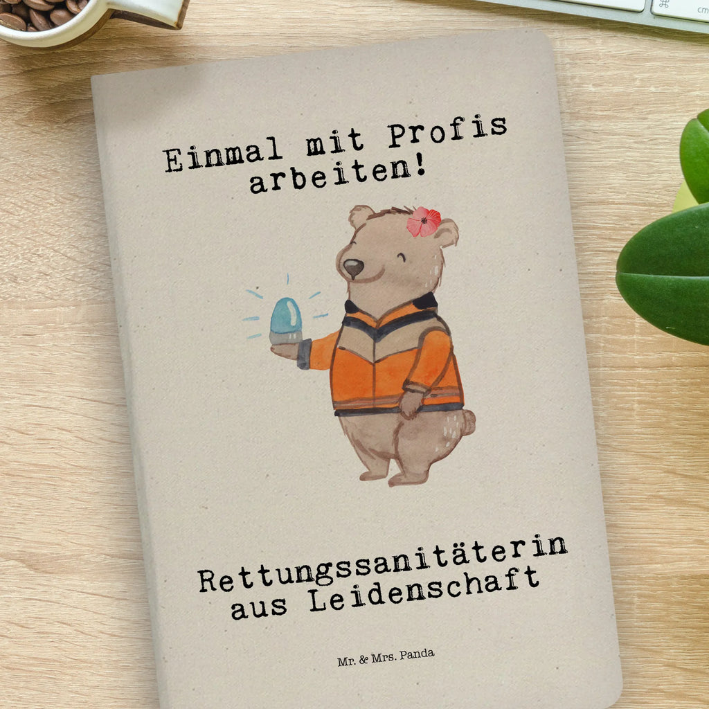 Cotton notebook Paramedic Passion notepad, sketchbook, diary, journal, notebook, notes, entry book, writing book, address book, gift, gift idea, best, farewell gift, passing exam, anniversary, retirement, promotion, job start, sayings, funny, profession