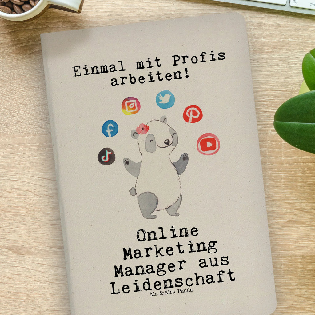 Cotton notebook Online Marketing Manager Passion Notizen, Eintragebuch, Tagebuch, Notizblock, Adressbuch, Journal, Kladde, Skizzenbuch, Notizheft, Schreibbuch, Schreibheft, Beruf, Ausbildung, Jubiläum, Abschied, Rente, Kollege, Kollegin, Geschenk, Schenken, Arbeitskollege, Mitarbeiter, Firma, Danke, Dankeschön, Online Marketing, Manager, Marketingmanager, Influencer Marketing, Digital Marketing