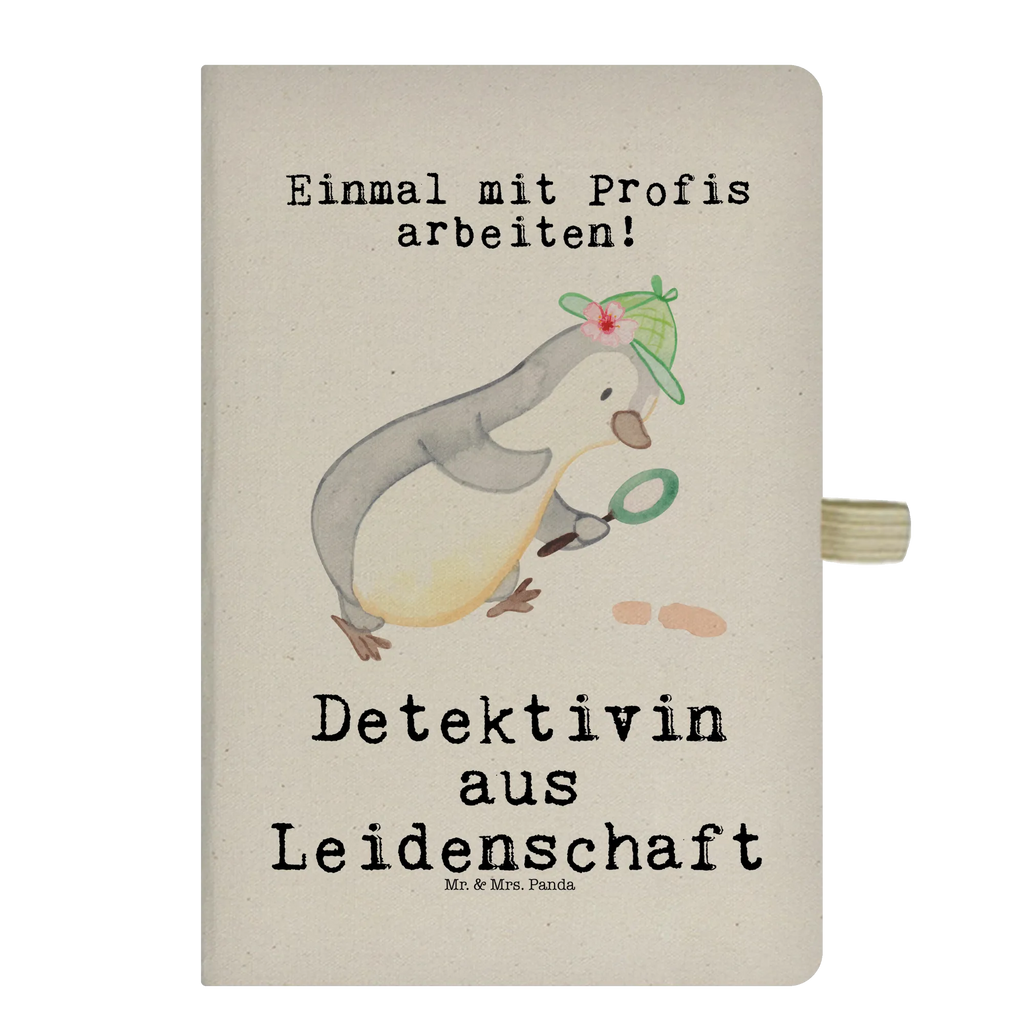 Cotton notebook Female detective Passion writing book, entry book, notepad, address book, notebook, diary, journal, sketchbook, notes, gift, gift idea, best, farewell gift, passing exam, anniversary, retirement, promotion, job start, sayings, funny, profession