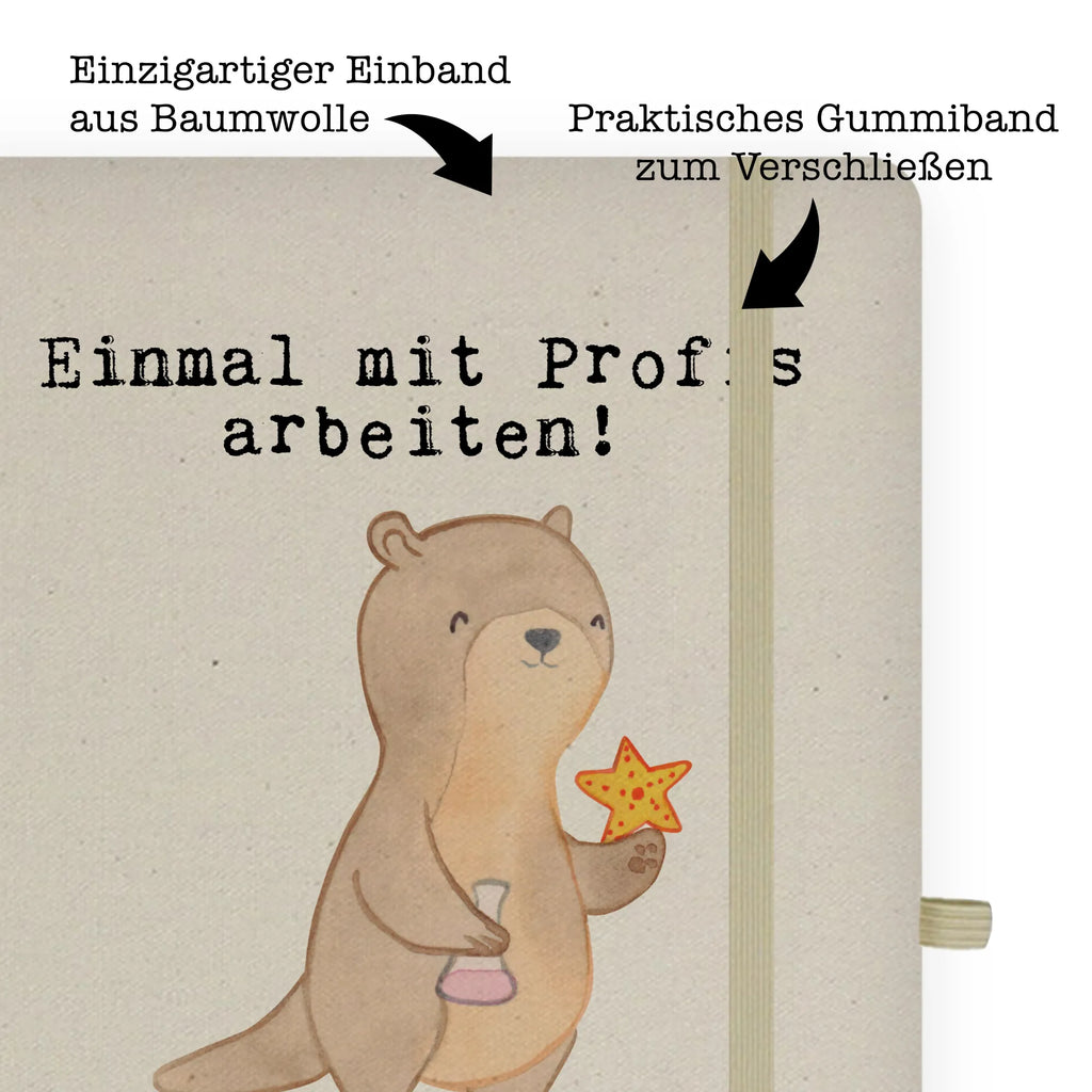 Bawełniany notatnik DIN A4 biolog morski Pasja Zawód, Wykształcenie, Jubileusz, Pożegnanie, Emerytura, Kolega, Koleżanka, Prezent, Dawać, Pracownik, Współpracownik, Firma, Dziękuję, Dziękuję bardzo