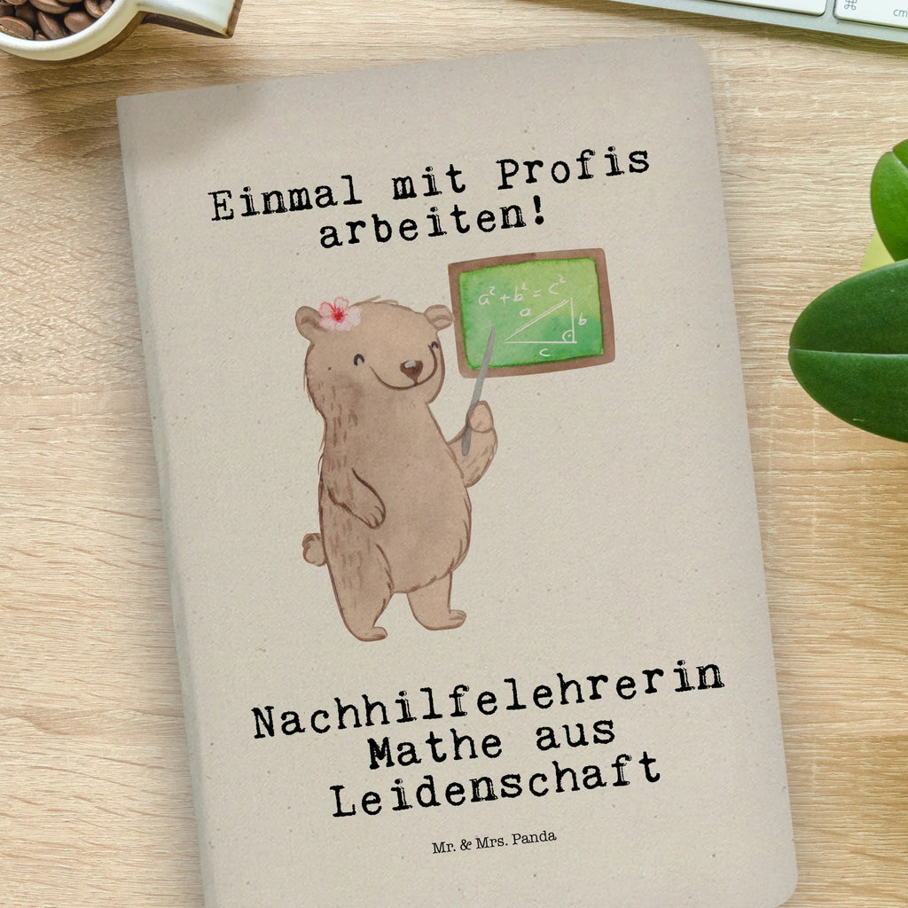 Cotton notebook Math Tutor Passion journal, address book, entry book, notebook, diary, notepad, sketchbook, writing book, notes, gift, gift idea, best, farewell gift, passing exam, anniversary, retirement, promotion, job start, sayings, funny, profession