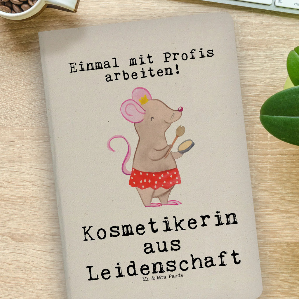 Cotton notebook beautician Passion notes, writing book, notebook, diary, journal, notepad, sketchbook, address book, entry book, gift, gift idea, best, farewell gift, passing exam, anniversary, retirement, promotion, job start, sayings, funny, profession