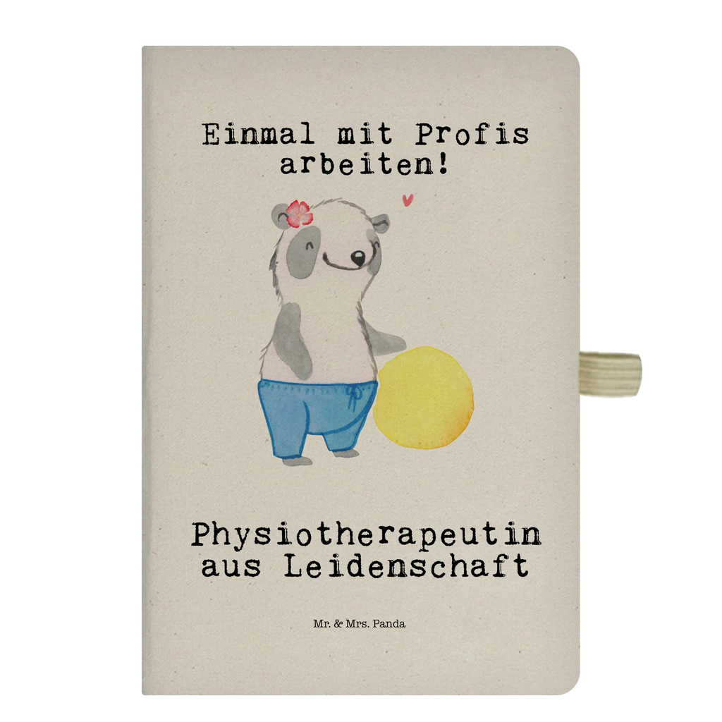 Bawełniany notatnik DIN A4 Fizjoterapeutka Pasja Zawód, Wykształcenie, Jubileusz, Pożegnanie, Emerytura, Kolega, Koleżanka, Prezent, Dawać, Pracownik, Współpracownik, Firma, Dziękuję, Dziękuję bardzo