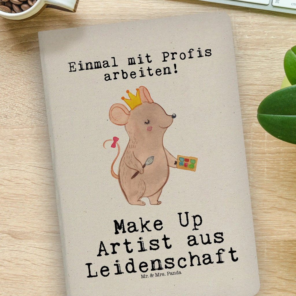 Cotton notebook Make Up Artist Passion writing book, journal, entry book, notepad, notes, diary, address book, sketchbook, notebook, gift, gift idea, best, farewell gift, passing exam, anniversary, retirement, promotion, job start, sayings, funny, profession