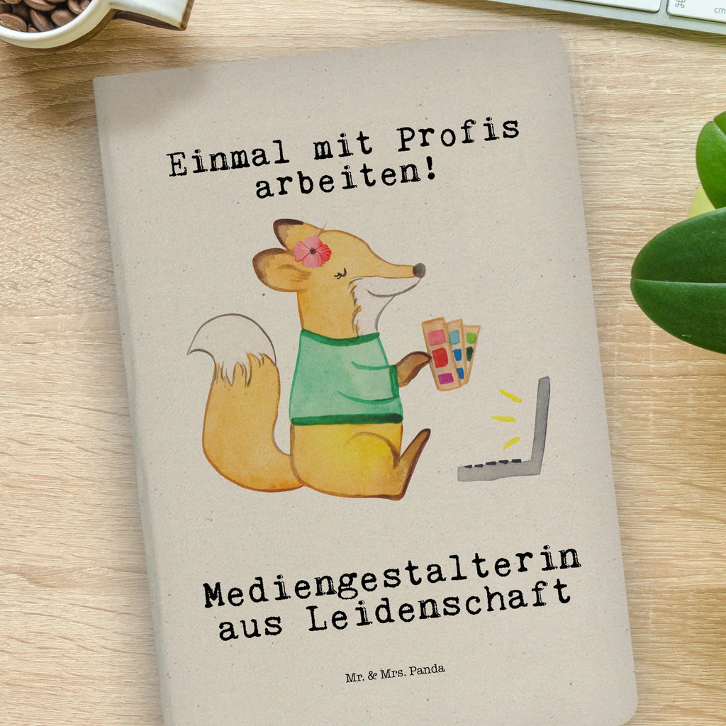 Cotton notebook Media Designer Passion address book, notepad, writing book, notebook, diary, sketchbook, notes, entry book, journal, gift, gift idea, best, farewell gift, passing exam, anniversary, retirement, promotion, job start, sayings, funny, profession