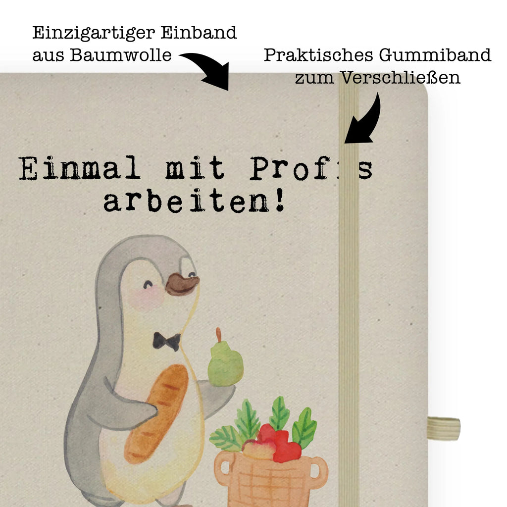 Bawełniany notatnik DIN A4 sprzedawca owoców Pasja Zawód, Wykształcenie, Jubileusz, Pożegnanie, Emerytura, Kolega, Koleżanka, Prezent, Dawać, Pracownik, Współpracownik, Firma, Dziękuję, Dziękuję bardzo