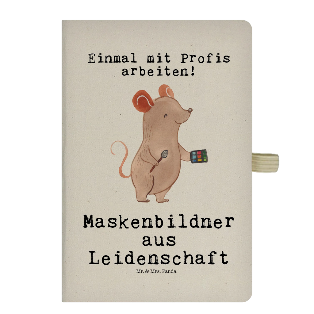 Bawełniany notatnik DIN A4 makijażysta Pasja Zawód, Wykształcenie, Jubileusz, Pożegnanie, Emerytura, Kolega, Koleżanka, Prezent, Dawać, Pracownik, Współpracownik, Firma, Dziękuję, Dziękuję bardzo