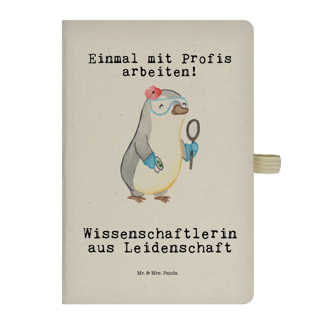 Cotton notebook female scientist Passion address book, notepad, writing book, entry book, journal, sketchbook, notes, diary, notebook, gift, gift idea, best, farewell gift, passing exam, anniversary, retirement, promotion, job start, sayings, funny, profession