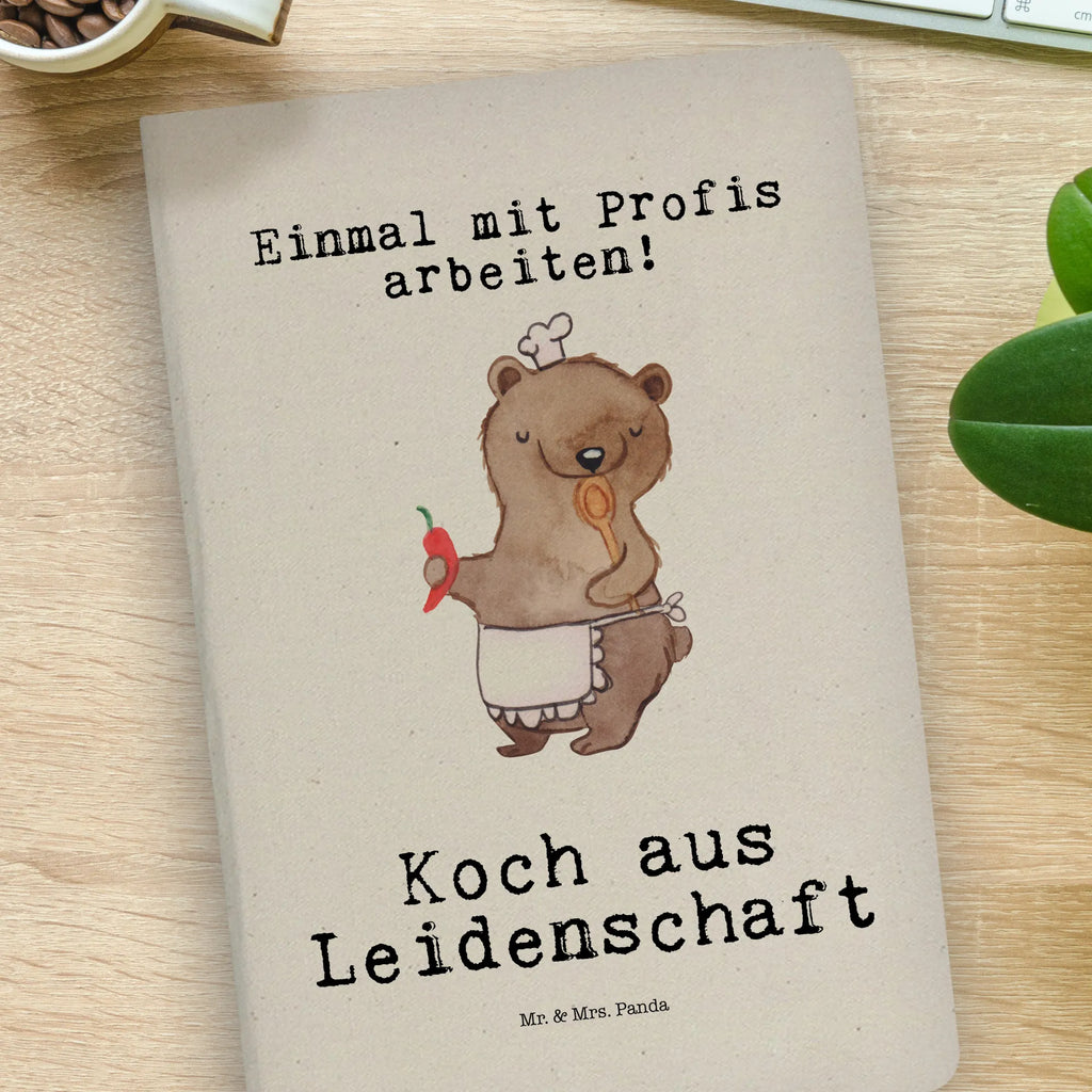 Cotton notebook Cook Passion diary, writing book, notes, sketchbook, notepad, address book, notebook, entry book, journal, gift, gift idea, best, farewell gift, passing exam, anniversary, retirement, promotion, job start, sayings, funny, profession