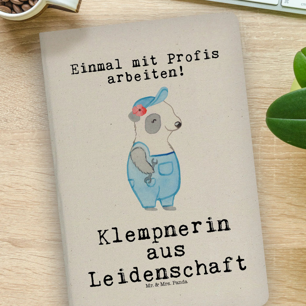 Cotton notebook Female Plumber Passion sketchbook, address book, writing book, journal, notebook, entry book, diary, notes, notepad, gift, gift idea, best, farewell gift, passing exam, anniversary, retirement, promotion, job start, sayings, funny, profession