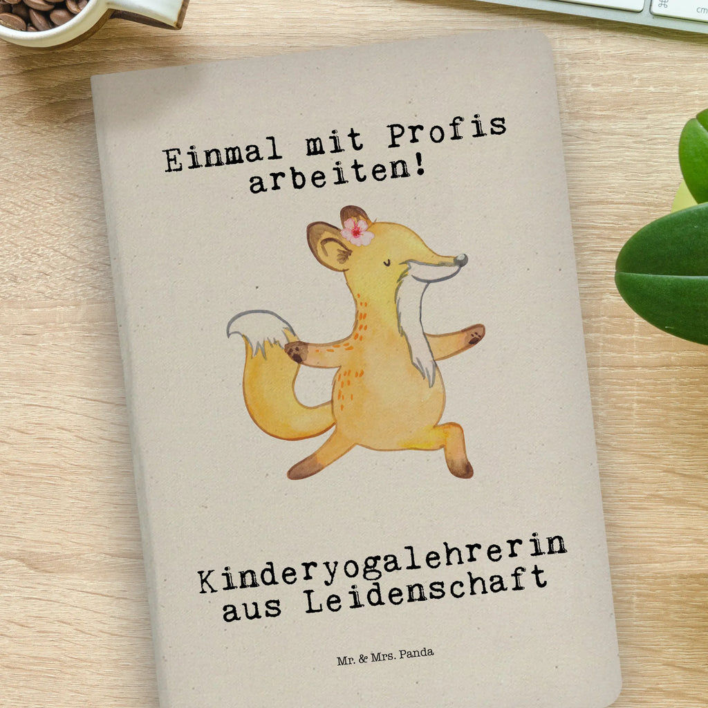 Bawełniany notatnik DIN A4 nauczycielka jogi dla dzieci Pasja Zawód, Wykształcenie, Jubileusz, Pożegnanie, Emerytura, Kolega, Koleżanka, Prezent, Dawać, Pracownik, Współpracownik, Firma, Dziękuję, Dziękuję bardzo