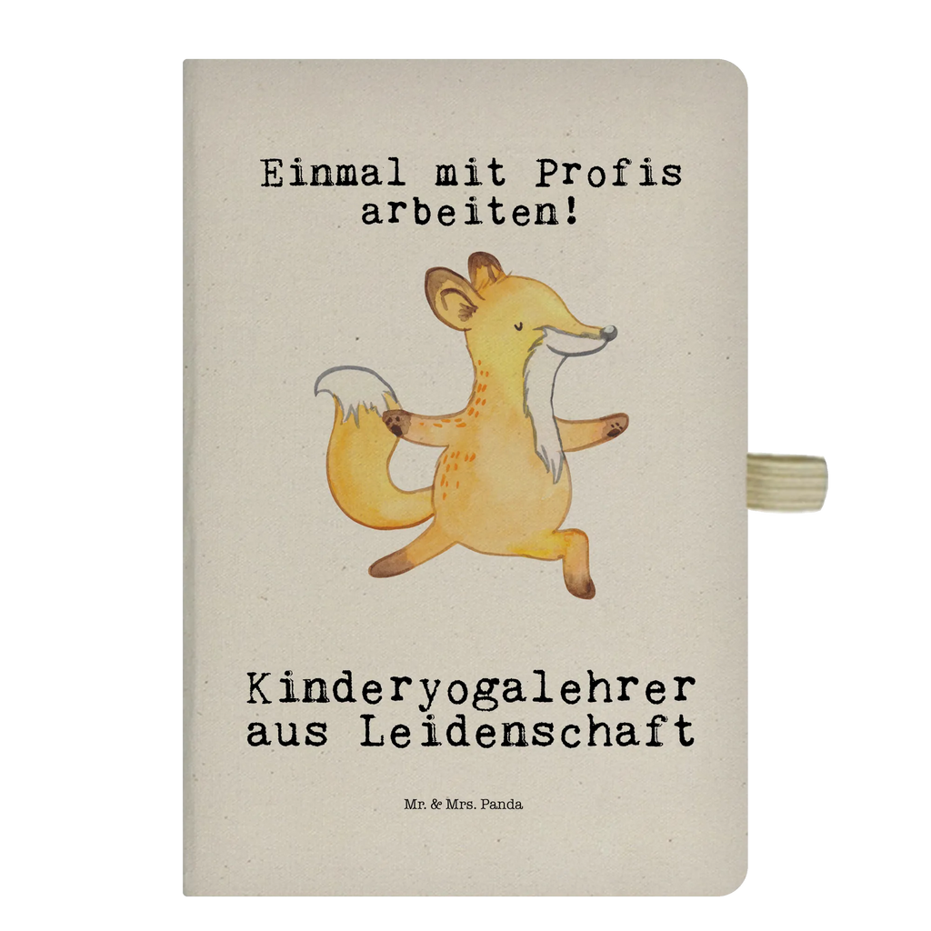 Cotton notebook Children's Yoga Teacher Passion writing book, sketchbook, entry book, address book, notebook, notepad, diary, journal, notes, gift, gift idea, best, farewell gift, passing exam, anniversary, retirement, promotion, job start, sayings, funny, profession