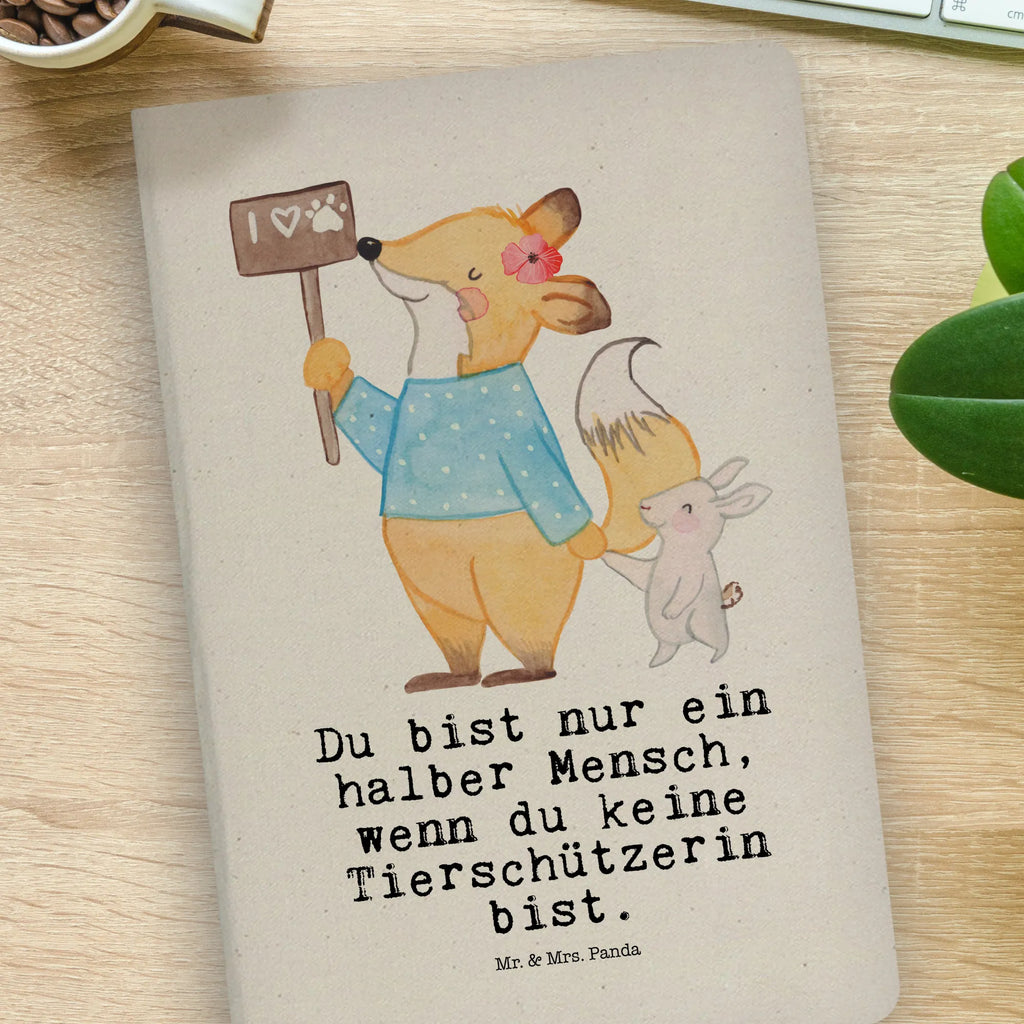 Cotton notebook Animal rights activist Heart journal, notepad, notebook, diary, sketchbook, notes, writing book, address book, entry book, gift, gift idea, best, farewell gift, passing exam, anniversary, retirement, promotion, job start, sayings, funny, profession