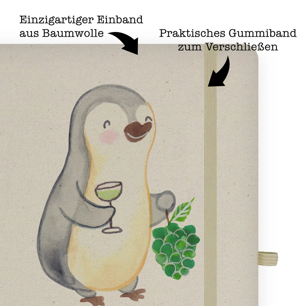 Cotton notebook Sommelier heart notepad, address book, diary, writing book, journal, entry book, notebook, sketchbook, notes, gift, gift idea, best, farewell gift, passing exam, anniversary, retirement, promotion, job start, sayings, funny, profession